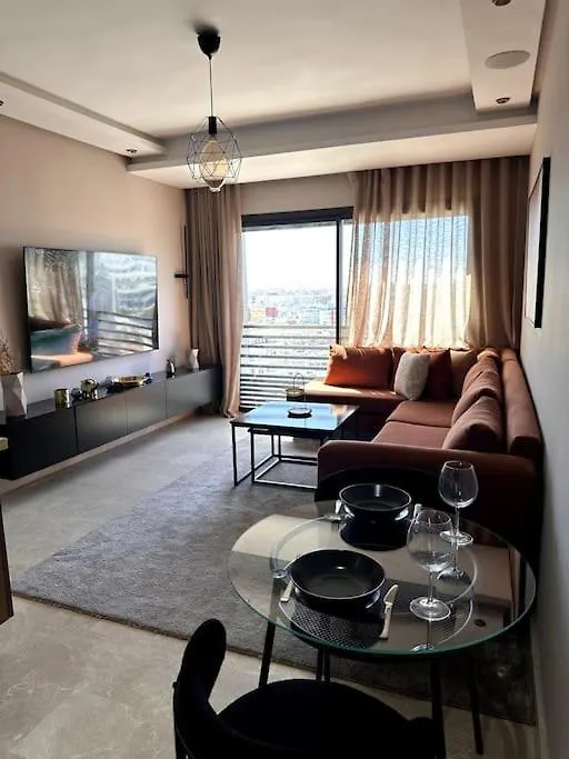 Skyline Albert Luxury 2 A Proximite De La Gare Casa Voyageurs Casablanca Apartment